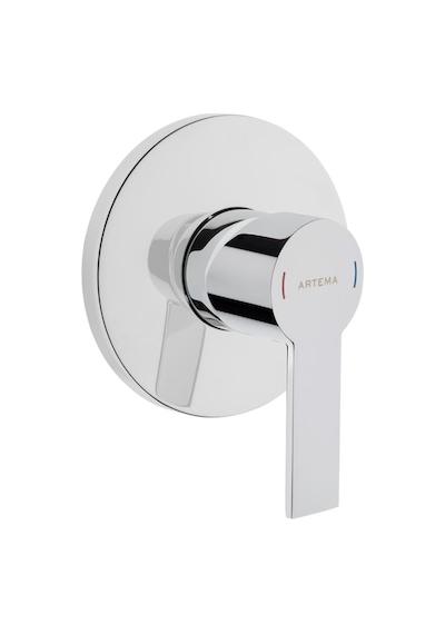Artema Fold S A42538 Krom Sıva Üstü Ankastre Duş Bataryası Gümüş