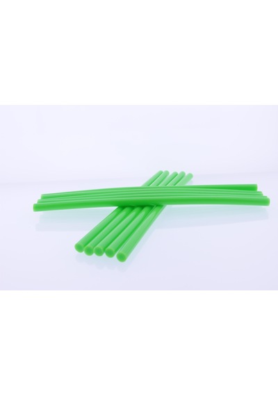 Winnboss Sıcak Silikon Mum Çubuk Yeşil - Kalın 11x300mm 10 Lu Paket