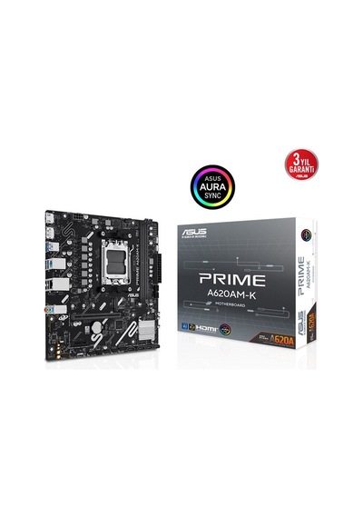 Asus Prime A620am-k Am5 Ryzen Hdmı Dp