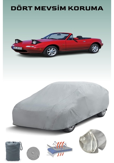 Mazda Mx-5 / Miata 1989 - 1998 Araba Brandası Oto Branda Gri