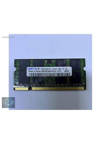 Samsung 2gb Ddr2 Pc2 6400s Sorunsuz Ram