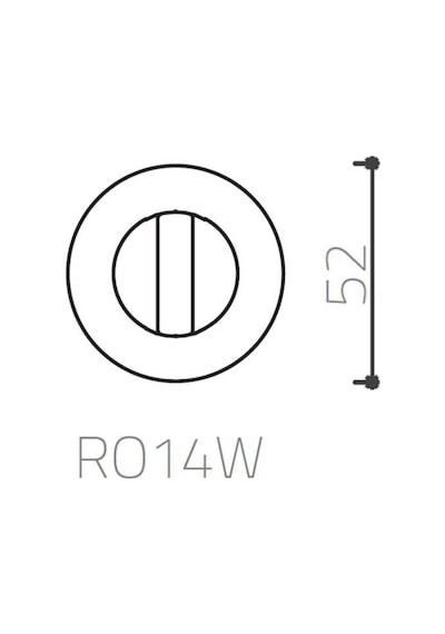System Yuvarlak Wc Banyo Rozeti Nikel Saten Renk Ro14w Nbm
