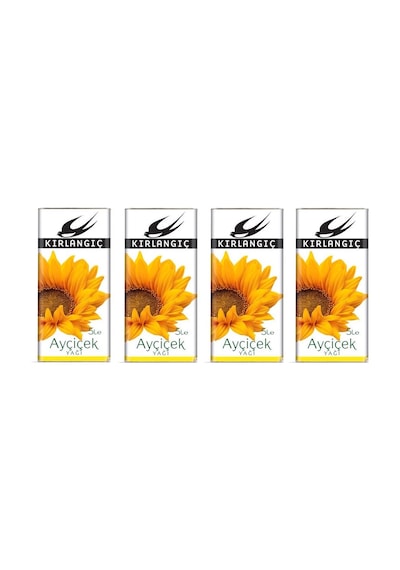 Kırlangıç Ayçiçek Yağı 4 x 5 L