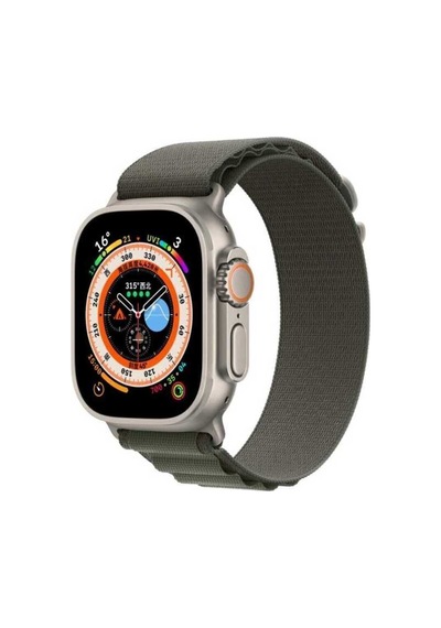 Watch Ultra 49mm Uyumlu Krd-74 Hasır Rhn Kordon Koyu Mor