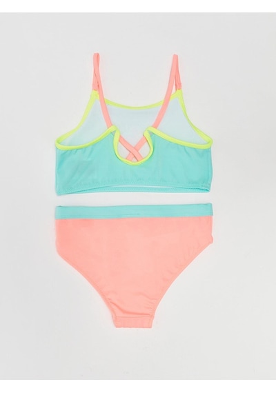 Deep Beach Baskılı Kız Çocuk Bikini Takım 001
