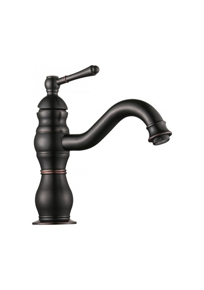 Fkn Royal Kısa Lavabo Bataryası Siyah