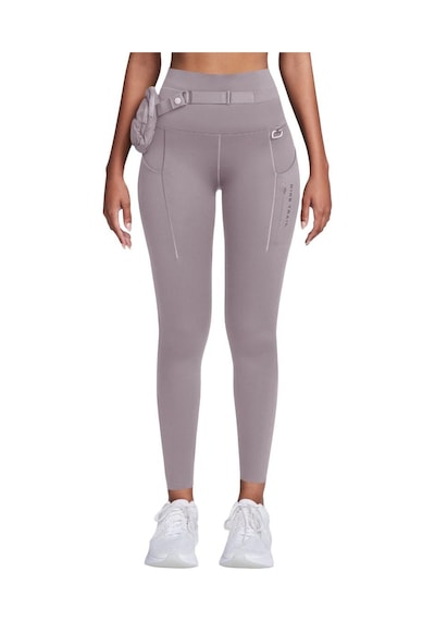 Nike Trail Go 7/8 Yüksek Destekli Kadın Koşu Taytı Sıkı Ve Dar Kalıptır Extra Çantalıdır -sportxstore Mor