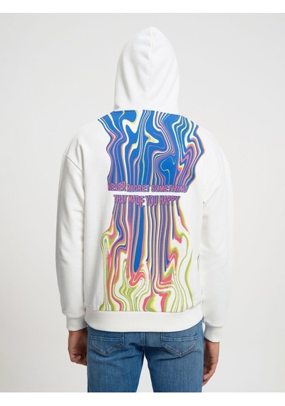 LOFT Oversize Erkek Sweatshirt Lf2034049 Q1.v1 Beyaz