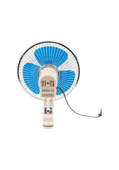 Araç Içi Vantilatör Oto Pervane 8" 24 Volt Uyumlu Mandallı Çakmaklık Girişli