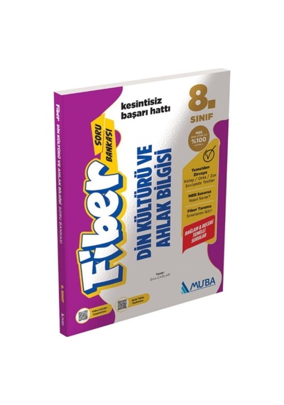 8. Sınıf Din Kültürü Ve Ahlak Bilgisi Fiber Soru Bankası Muba Yayınları
