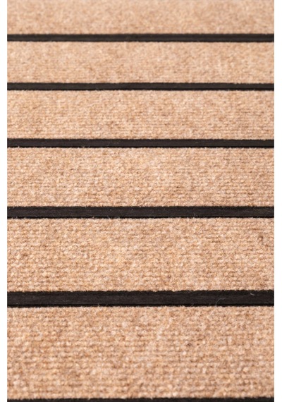 Delta Cc005a Kaymaz Taban Bej Desenli Nem Alıcı Toz Alıcı Kapı Önü Paspası Uv Dayanıklı 45x70