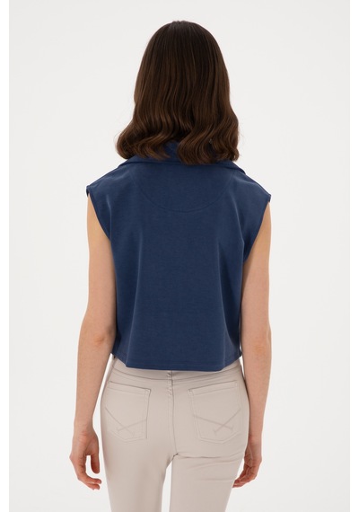 U.S. Polo Assn. Kadın Lacivert Örme Yelek 50300764-VR033
