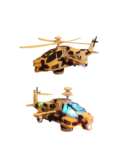 Oyuncak Askeri Helikopter: Işıklı, Sesli Ve Hareketli Macera Eni:30cm.