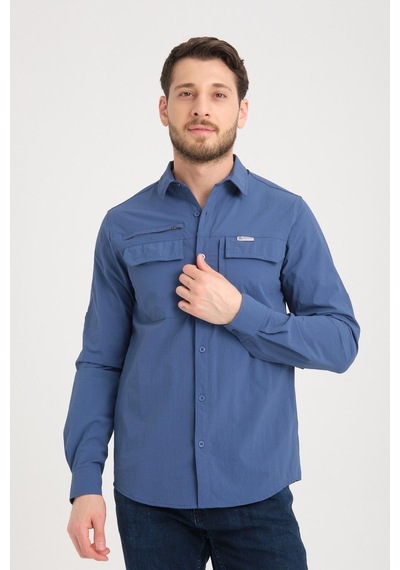 Tad Gear Taktikal Cepli Likralı Gömlek Mavi