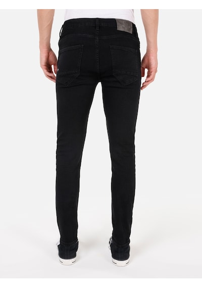 Colin's Colins 040 Alex Dar Kesim Düşük Bel Dar Paça Siyah Erkek Pantolon Cl1070537 Denim