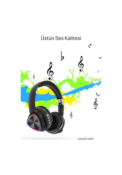 Karler Bass Tune 650 BT Bluetooth 5.3 Kablosuz Kulak Üstü Kulaklık