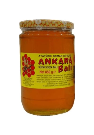 Atatürk Orman Çiftliği Ankara Süzme Çiçek Balı 850 G