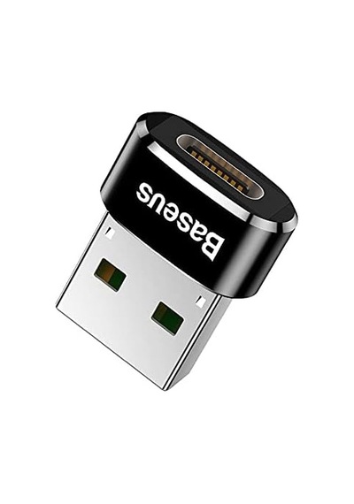 Bilgisayar/telefon Mini Hub Adaptörü, Siyah, 3a, Giriş: Usb Type A 2.0, Çıkış: Usb Type C,seyahat Boy, Hafif