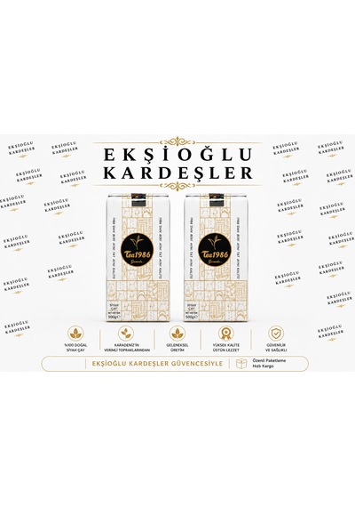 Tea1986 Siyah Çay 500 G X 2'li Paket