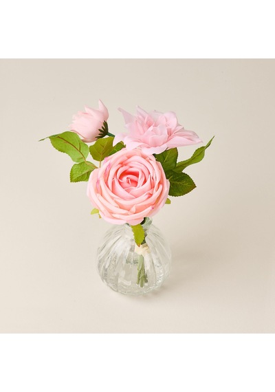 Deco Vazolu Şakayık - Pembe - 21 Cm Çok Renkli