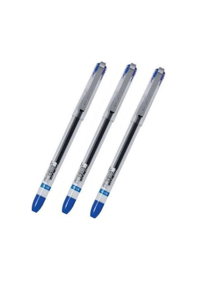 My Gel 0.5 MM Mavi Ince Iğne Uçlu Jel Kalem 3 Adet