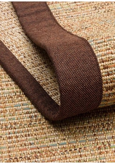 Eko Halı Ventura Vnt 2707 Multy Bordür Brown Mix Sisal Görünümlü İç Ve Dış Mekan Uyumlu Hav Vermeyen