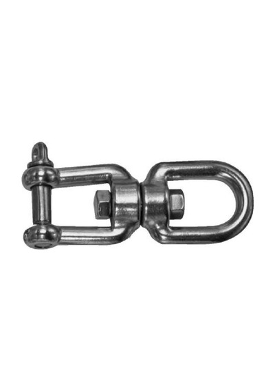 Krom Fırdöndü Kilitli. Paslanmaz Krom. 304 Kalite. Marin Tip 8mm