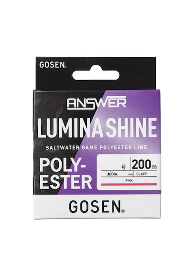 Gosen Answer Lumina Shine Polyester Misina Pınk 0.083mm-200mt-1.3lb 45129243