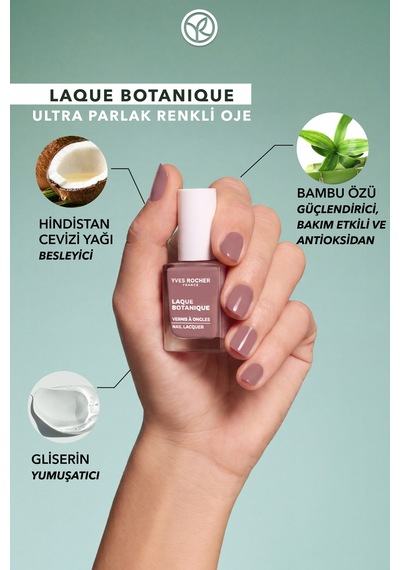 Yves Rocher Laque Botanique Ultra Parlak Renkli Vegan Oje - 50 Sümbül