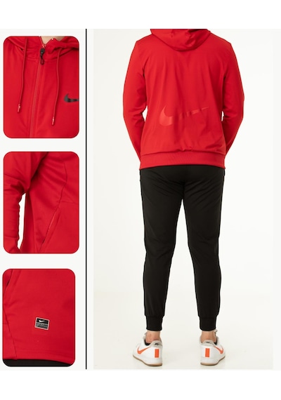 Nike Ea-4276 Polyester Erkek Eşofman Takımı Kırmızı