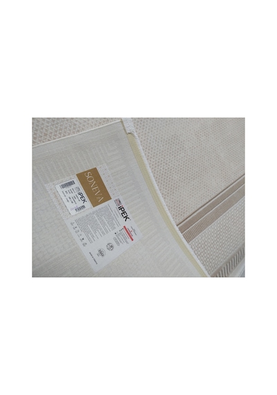 Soneva Serisi Sık Akrilik İplik Dokuma 200 X 300 6m2 Dokuma Halı Krem/bej