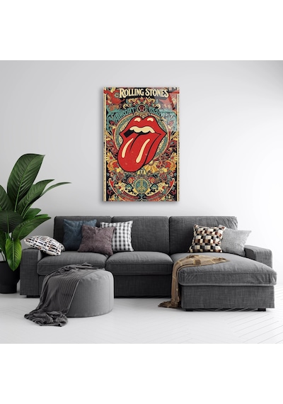 Rolling Stones Müzik Posteri - Cam Tablo - Deg1534 80 X 125 Cm