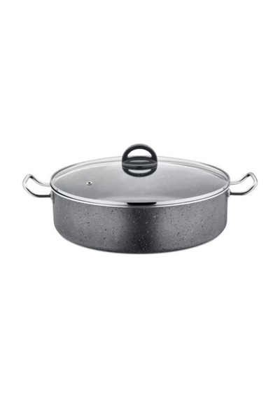 Polochef Meb136 Mega Granit Kısa Tencere 36 Cm