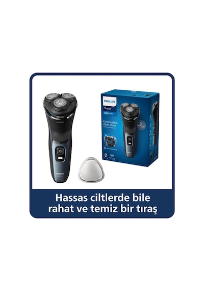 Philips 3000 Serisi Islak & Kuru Elektrikli Tıraş Makinesi - S3144/00 60 DK Philips 3000 Serisi Islak & Kuru Elektrikli Tıraş Makinesi - S3144/00 60 DK