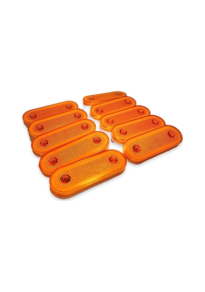 Ahmet Otomotiv 10 Adet Neon Sarı Renk 20 Ledli Parmak Lamba 12v-24v