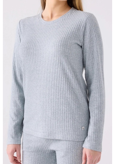 Pierre Cardin 8908 Uzun Kollu Kadın Pijama Takımı Yeşil Çok Renkli