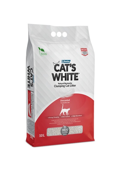 Cats White Kokusuz Kedi Kumu 10 Lt