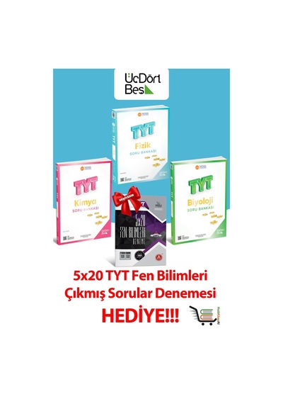 2026 Model Tyt Fizik Kimya Biyoloji Set Çıkmış Sorular Hediyeli