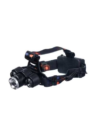 Powerdex Pd-9972 Profesyonel Şarjlı Kafa Lambası Avcı Balıkçı Mad Siyah