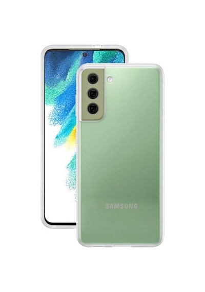 Samsung Galaxy S21 Fe Uyumlu Şeffaf Tıpalı Kamera Çıkıntılı Kılıf