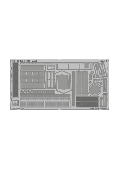 Eduard 36139 Kv-1 1939 - For Tru- Std.photo Etched Sets
