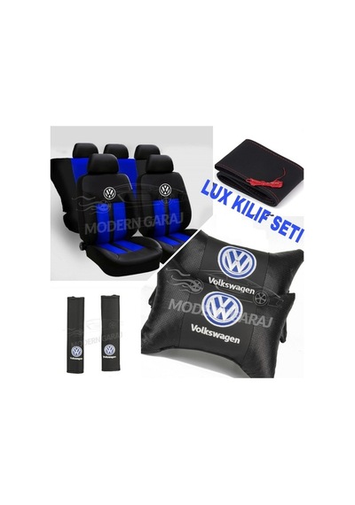 Volkswagen Koltuk Kılıfı Volkswagen Boyun Yastığı Kemer Pedi