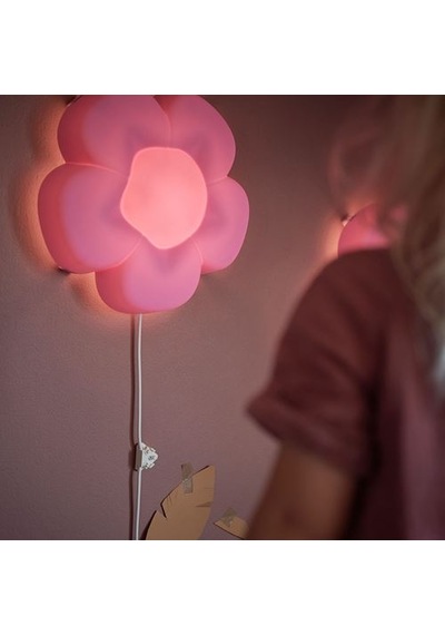 Ikea Upplyst Çocuk Duvar Lambası, Lila, Led'li