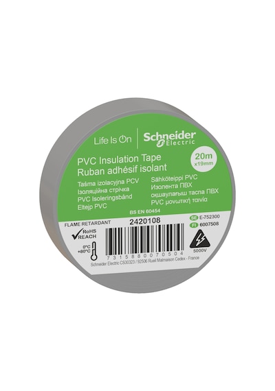 Schneider Thorsman İzolasyon Bandı 19MMx20MT Gri - 2420108