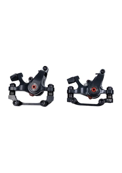 Raptor Dual Piston Mekanik Disk Fren Kaliperi Ön Arka Siyah Elektrikli Bisiklet Performan Kaliper Siyah