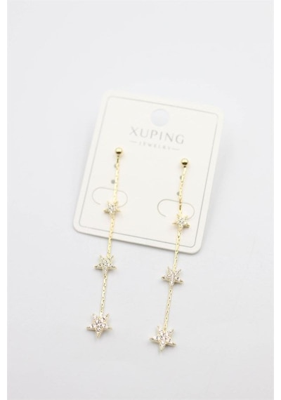 Taşlı Yıldız Küpe - Altın Diğer 83577671