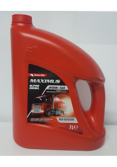 Petrol Ofisi Maximus Super 20W-50 Motor Yağı 7 L