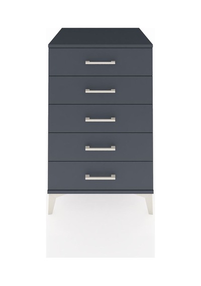 Kronos Komodin 5 Çekmeceli 60x59x96 Antrasit-antrasit Antrasit