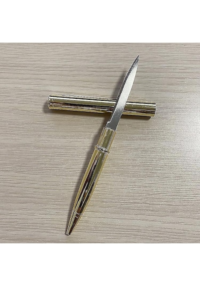 Bil-tek Kamp Shop Kendini Savunma Gizli Bıcak Kalem Yazılabilir Kalem Hediye Kalem Çok Renkli
