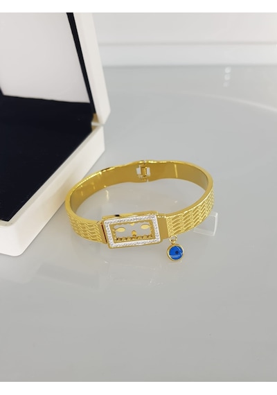 Gram Altın Gold Kadın Çelik Kelepçe Altın - Gümüş - Rose